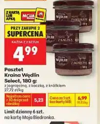 Biedronka Pasztet Kraina Wędlin Select, 180g oferta