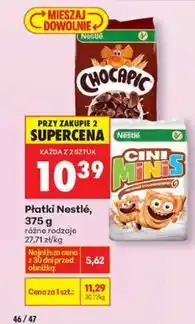 Biedronka Płatki Nestlé, 375 g (Chocapic lub Cini Minis) oferta