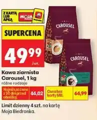 Biedronka Kawa ziarnista Carousel, 1 kg oferta