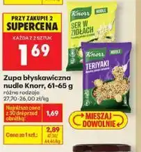 Biedronka Zupa błyskawiczna nudle Knorr, 61-65g oferta