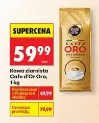 Biedronka Kawa ziarnista Cafe d'Oro, 1 kg oferta