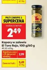 Biedronka Kapary w zalewie El Toro Rojo, 100g oferta