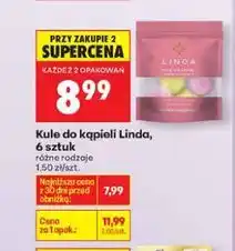 Biedronka Kule do kąpieli Linda, 6 sztuk oferta