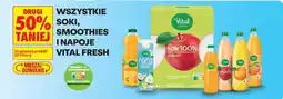 Biedronka Wszystkie soki, smoothies i napoje Vital Fresh (drugi 50% taniej) oferta