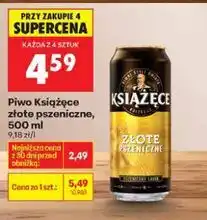 Biedronka Piwo Książęce złote pszeniczne, 500 ml oferta