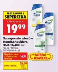 Biedronka Head&Shoulders Szampon do włosów 360 ml/400 ml oferta