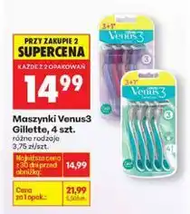 Biedronka Maszynki Venus3 Gillette, 4 szt oferta