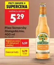 Biedronka Piwo Somersby Mango&Lime, 500 ml oferta