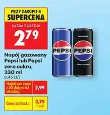 Biedronka Pepsi, Pepsi Max, napój gazowany w puszce 330 ml oferta