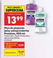 Biedronka Płyn do płukania jamy ustnej Listerine, 500 ml oferta