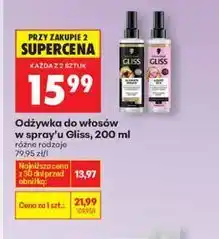 Biedronka Gliss Odżywka do włosów w sprayu 200 ml oferta