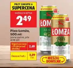 Biedronka Piwo Łomża, 500 ml oferta