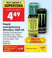 Biedronka Monster napój energetyczny puszka 500 ml różne rodzaje oferta