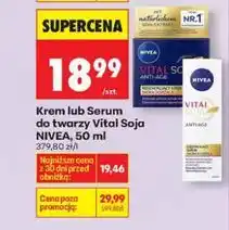 Biedronka Krem lub Serum do twarzy Vital Soja NIVEA, 50 ml oferta