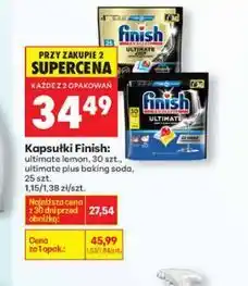 Biedronka Finish Ultimate, kapsułki do zmywarki, 30 szt oferta