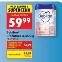Biedronka Bebilon Profutura 3 800 g oferta
