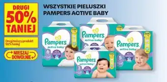 Biedronka Wszystkie pieluszki Pampers Active Baby oferta