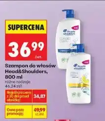 Biedronka Head&Shoulders Szampon do włosów 800 ml oferta