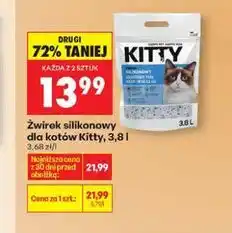Biedronka Żwirek silikonowy dla kota Kitty, 3,8l oferta