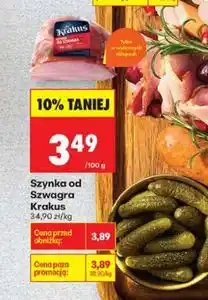 Biedronka Szynka od Szwagra Krakus oferta