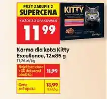 Biedronka Karma dla kota Kitty Excellence, 12x85g oferta