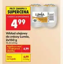 Biedronka Wkład olejowy do zniczy Lumia, 2x150 g oferta