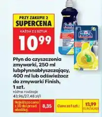 Biedronka Finish, płyn do czyszczenia zmywarek, nabłyszczacz lub odświeżacz oferta
