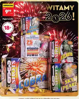 Biedronka Fajerwerki (różne rodzaje) oferta