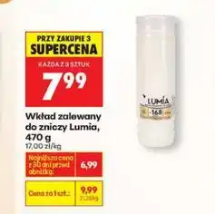 Biedronka Wkład olejowy do zniczy Lumia, 470 g oferta