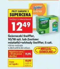 Biedronka Ściereczki Swiffer, 10/18 szt. lub zestaw Swiffer, 5 szt oferta