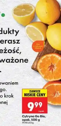 Biedronka Cytryna Go Bio, opak. 500 g oferta