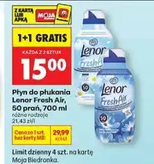 Biedronka Płyn do płukania Lenor Fresh Air 50 prań, 700 ml oferta