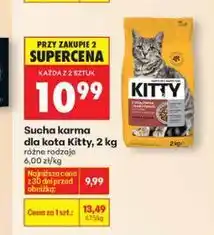 Biedronka Sucha karma dla kota Kitty, 2 kg oferta