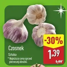 ALDI Czosnek sztuka Aldi oferta