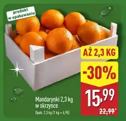 ALDI Mandarynki 2,3 kg w skrzynce Aldi oferta