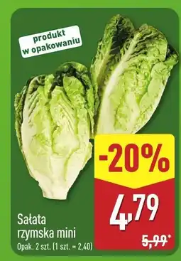 ALDI Sałata rzymska mini 2 szt. Aldi oferta