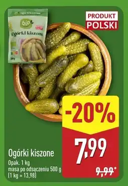ALDI Ogórki kiszone Aldi oferta