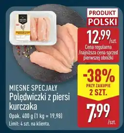 ALDI Polędwiczki z piersi kurczaka MIĘSNE SPECJAŁY oferta