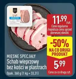ALDI Schab wieprzowy bez kości w plastrach MIĘSNE SPECJAŁY oferta