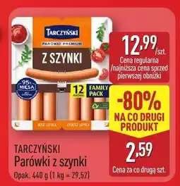 ALDI Parówki z szynki Tarczyński oferta