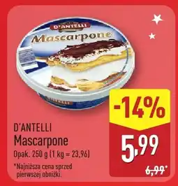ALDI Ser Mascarpone D'Antelli oferta