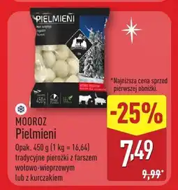 ALDI Pielmieni pierożki z farszem wołowo-wieprzowym Mooroz oferta