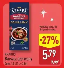 ALDI Barszcz czerwony KRAKUS Barszcz czerwony oferta