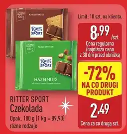 ALDI Czekolada RITTER SPORT oferta