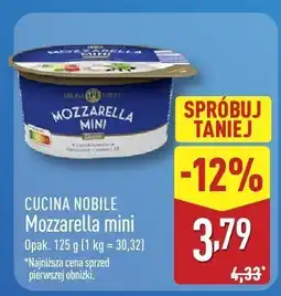 ALDI Ser mozzarella mini Cucina Nobile oferta