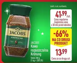 ALDI Kawa rozpuszczalna Krönung Jacobs oferta