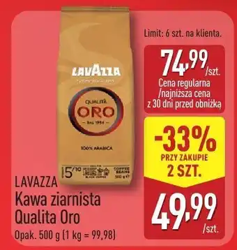 Kawa ziarnista Qualita Oro 1 kg Lavazza