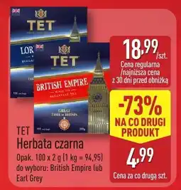 ALDI Herbata czarna British Empire TET oferta