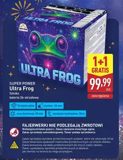ALDI Ultra Frog (bateria 36-strzałowa) oferta