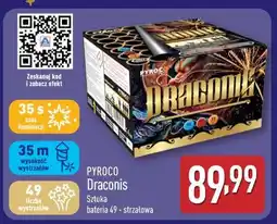 ALDI Pyroco, Draconis, bateria 49-strzałowa oferta